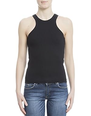 Theory Women's H0127503001 Black Polyamide Tank Top