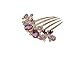 eFuture(TM) Light Purple Stylish Elegant Colorfull Rhinestone Butterfly Bride Hair Clip/Comb +eFuture's nice Keyring by eFuture