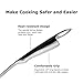 Stainless Steel Asian Turner Stir Fry Spatula with Ergonomic Hollow Handle for Comfortable Grip and Heat-Resistant Protection, Metier Atelier VERTI Series (AKTMTR1005)