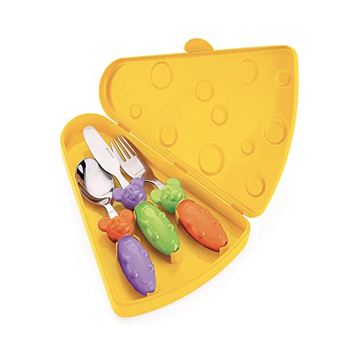 Guzzini Tip Top Tap 07510052 Childrens 3-Piece Cutlery Set with Case