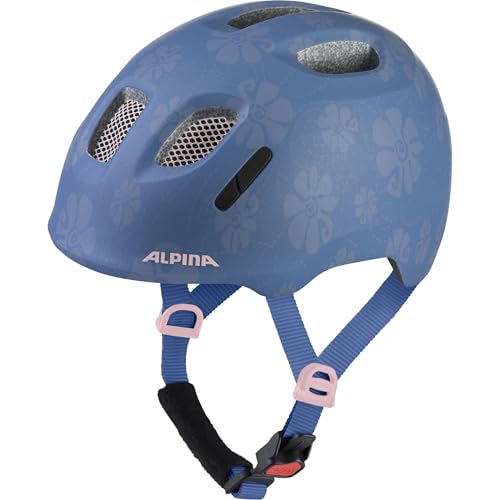 Ximo 2 L.E. Kinderfahrradhelm, Soft bl. Flow. matt, 47-51 cm