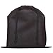 Santwo 2 Piece Non-woven Breathable Dust-proof Drawstring Handbags Storage Pouch (black)