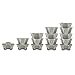 Houseables 5 Tier Planter, Stackable, 28