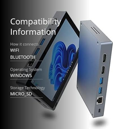 Mua HIGOLEPC Mini PC Windows 11 Pro, 8GB RAM 128GB EMMC Celeron J4125 ...