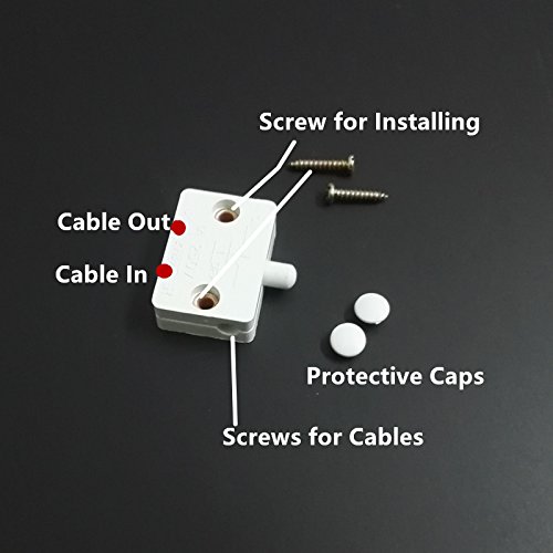 2X Cabinet Lamp Switch Wardrobe Touch Switches Drawers Open on Close Door - Thumbnail 4