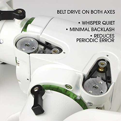 EQ6-R – Fully Computerized GoTo German Equatorial Telescope Mount – Belt-driven, Motorized, Computerized Hand Controller with 42,900+ Celestial Object Database - Image 3
