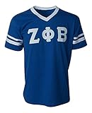 Mega Greek Womens Zeta Phi Beta Stripe Sleeve Jersey X-Large Royal Blue