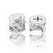 TOVOT 20 Pack Furniture Side Connecting Cam Fittings 12 mm x 15 mm (L x D) Pre-inserted Nuts Dowels