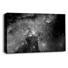Black and White Energy Wave Pictures Home Wall...