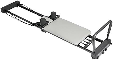 Folding Pilates Workout Reformer Machine w/o Rebounder with ebook