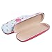 Beautyflier Pack of 2 Fruit Print Hard Shell Frame Glasses Case Eyeglasses Storage Box Reading Glasses Protector Container (Apple & Peach)