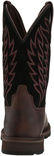 Ariat Work Men's Groundbreaker Pull-On Steel Toe Work Boot, Brown/Black, 10.5 2E US