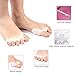 Gel Toe Separators, ETEREAUTY Toe Spacers for Foot Health and to Relieve and Prevent Bunions, 2 Pair