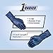 1st Choice Exam 14 Mil Blue Latex Gloves - Powder Free, Textured, Non-Sterile, Large, 1EBLL, Box of 50, Pack of 10