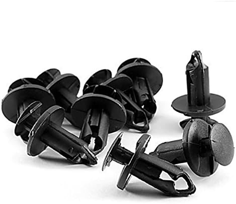 8mm 40 Pcs / Pack Nylon Bumper Retainer Fender Flare Mud Flaps Guard Fastener Rivet Clips