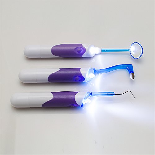 Denshine® Basic Dental Instruments LED Light Dental Mirror + Plaque