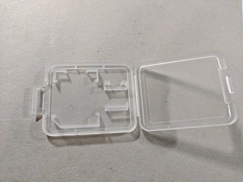 eTECH Collection 200 Pack of Clear Plastic SD/SDHC/SDXC/MicroSD/MicroSDHC/MicroSDXC Memory Card Case Holder for SanDisk/Kingston/Transcend/Samsung Memory Card (Case Only, Memory Card Not Included)