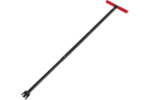 HOLIDYOYO Water Shut Off Valve Tool with T-Handle Stainless Steel Curb Stop Water Key Extended Valve Spanner