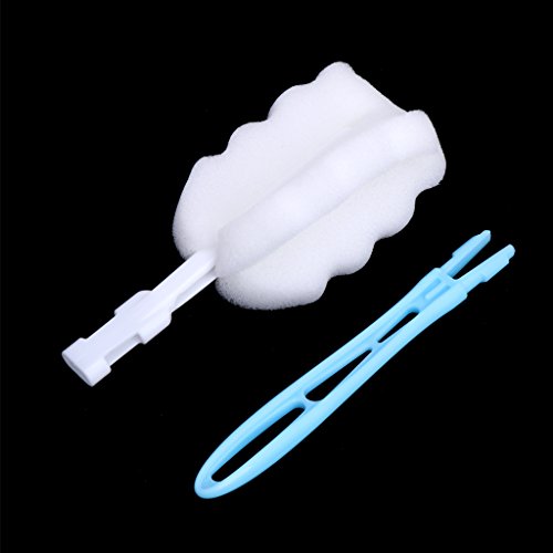Sarora - Baby Milk Feeding Bottle Sponge Brush Nipple Cleaning Cup Scrubber Cleaner Tool - Thumbnail 4