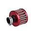 Farmunion 2x 13mm Red Cone Mini Oil Air Intake Crankcase Vent Valve Cover Breather Filter