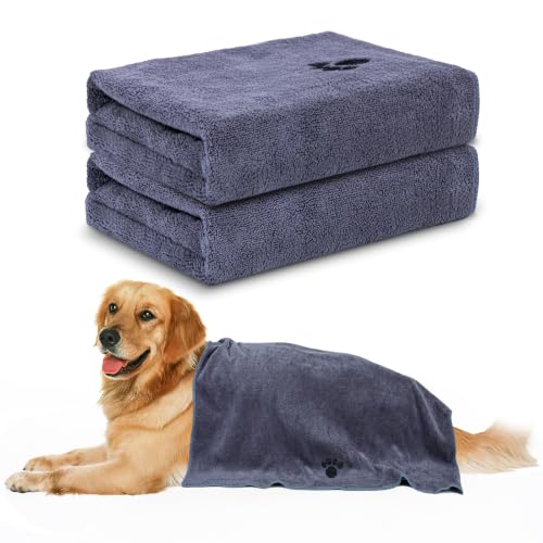 WOUSEDO Microfiber Dog Towel
