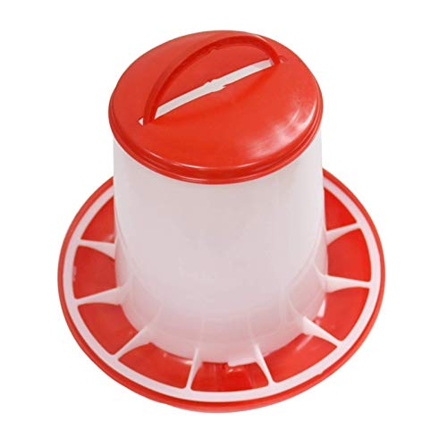 Lecez Feeder, verdicktes Huhn Trinkwasserflasche Futtermittel Eimer Hühnerfutter Eimer Große Futterschale…