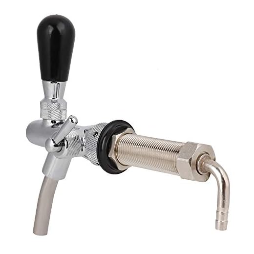 Bierhahn Edelstahl Einstellbar - G5/8 Gewinde Für Home Bar & Fassbier
