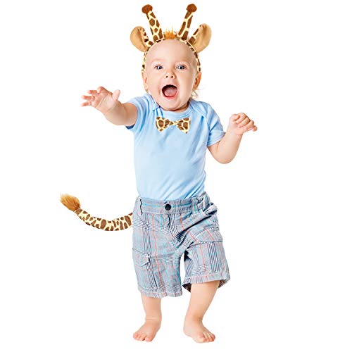 image for Norme Animal Costume Set Animal Ears Nose Tail and Bow Tie Animal Fanc