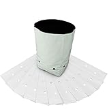 50-Pack HTGSupply 1/2-Gallon Poly Grow Bag Planters (50 Bags)