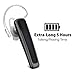 Mpow Bluetooth Headset V4.2, Wireless Earpiece with Noise Cancelling Dual Mic, Bluetooth Earphone for Cell Phone, 8 Hours Playtime