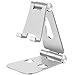 HITASION Cell Phone Stand, Double Adjustable Universal Aluminum Cell Phone Tablet Stand Accessories for All Android Smartphone Samsung Note 8 Google Pixel iPhone X 8 7 6 6s Plus LG G6 Moto Z and More