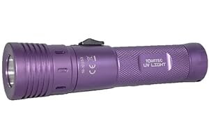 Tovatec Compact Waterproof Scuba Diving Underwater 395NM LED UV Light with Adjustable Beam Angle
