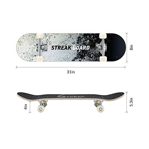 4 streakboard+Complete+Skateboard+Canadian+Beginners