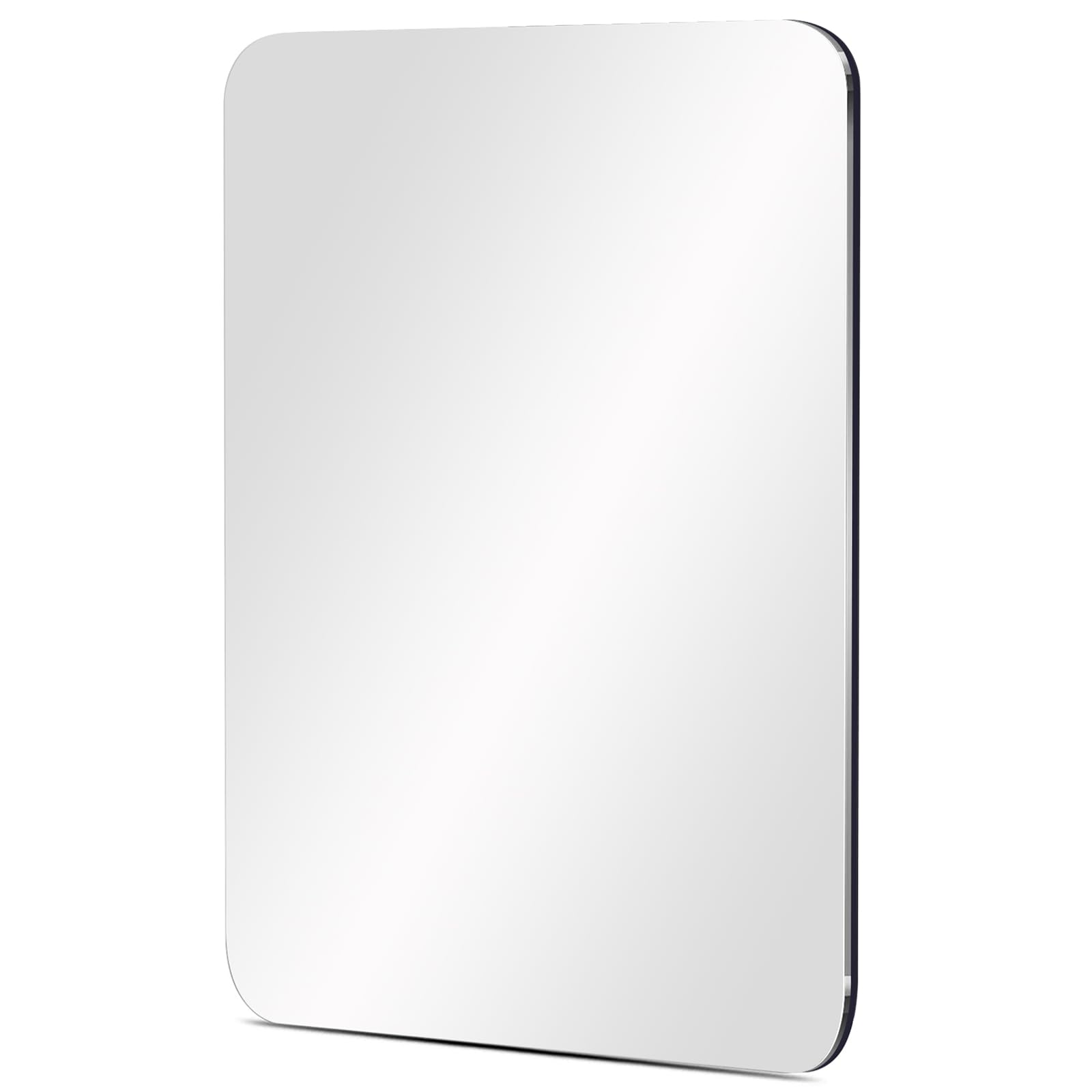 Photo 1 of Neehows 1 Pcs Strong Magnetic Locker Mirror, 7" x 9" Small Real Glass Mirror with Super Clear Reflection and Fully Magnetic Back for School Locker Refrigerator Office Cabinet