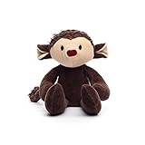 Bears For Humanity Monkey Stuffed Animal - Organic Monkey is a Non-Toxic, 12