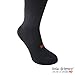 STAY UP Kid’s Sports Socks 2 Pairs with Stay On Technology – Black XS 3-6 yrs