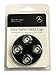 Genuine Mercedes-Benz VALVE STEM CAPS, BLUE LAUREL WREATH BQ 6 40 8131
