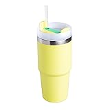 14 OZ tumbler with straw, Double Vacuum Stainless
