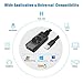 USB Virtual 7.1 Channel Sound Card Adapter BENGOO External Audio Adapter Stereo Sound Card Converter with 3.5mm Aux for Gaming Headset Earphone Laptop Desktop Windows Mac OS Linux, PS4, Plug and Play