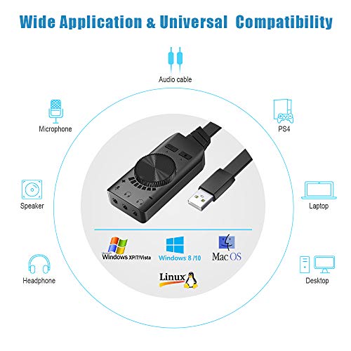 4 Virtual+BENGOO+External+Converter+Earphone
