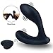 Anal Vibrator, Vibrating Anal Sex Toy Dual Motors Prostate Massager 10 Stimulation Patterns USB Rechargale Remote Control, Waterproof Personal Massager Sex G-Spot Anal Toys for Man Women Adult