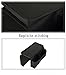NONO Arm Rest Organizer with Table-Top, Sofa Couch Chair Armrest Caddy Pocket Organizer Great for Ipad, Remote, Game Controller, Newspaper, Book, Cups, Black