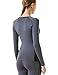 TM-WR34-DGY_Medium Tesla Women's Thermal ColDGYear Compression Baselayer Long SleeveT Shirts WR34
