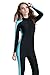 Women's One-piece Surf Swim Wet Suit Long Sleeve Rashguard Blue