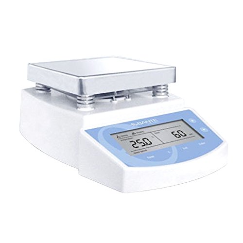 Digital Hot Plate Magnetic Stirrer Mixer Lab Tools 2L 110V 1250RPM