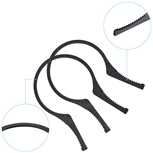 DSLR Camera Lens Filter Wrench Filter Spanner Clip Remover Plier Clip Tool Kit Dismount Disassemble Gear Set Compatible with Filters 62-77mm & 82-95mm in Diameter Nikkor Canon Lens Filter(2/Pack)