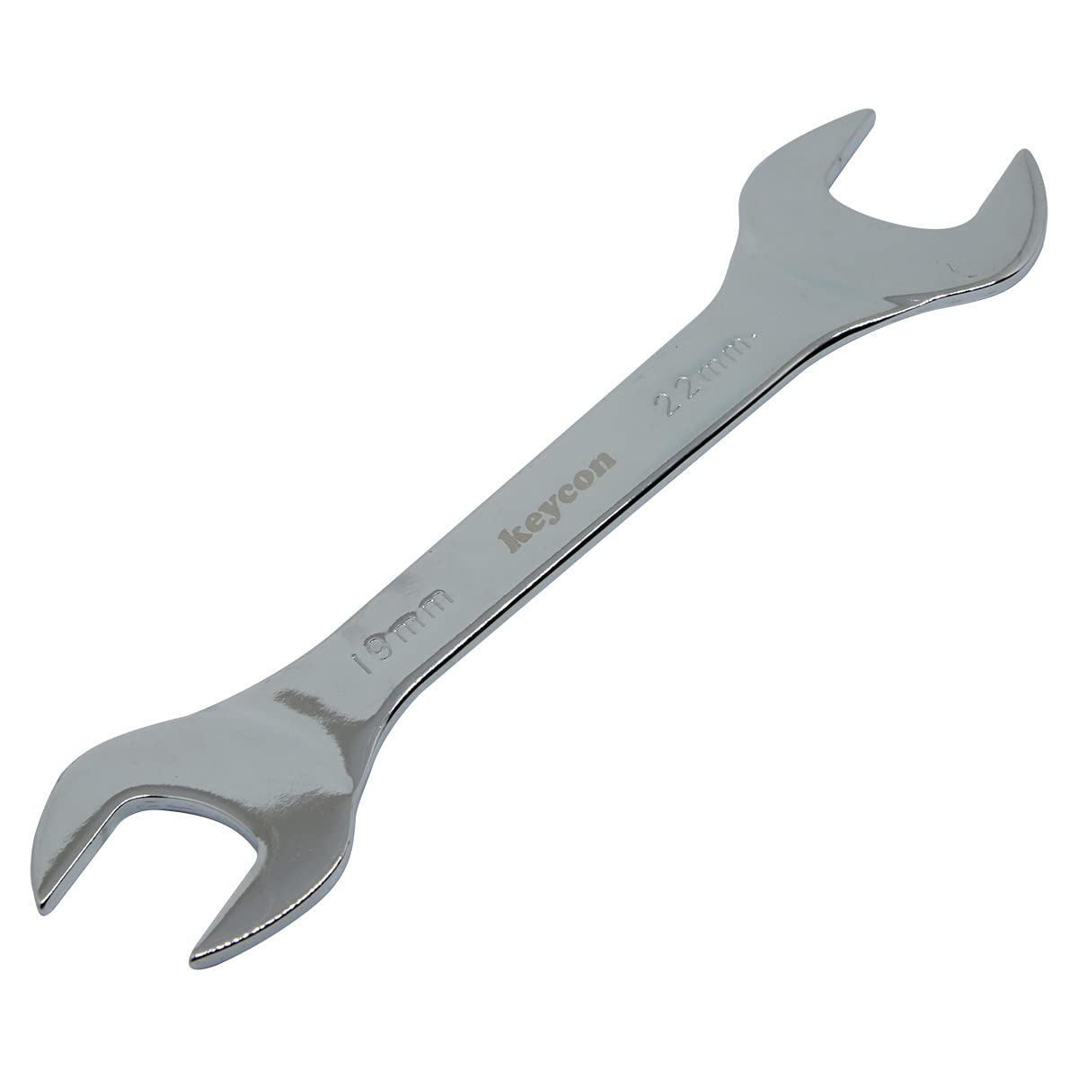 ExcInter Open Ended Spanner,19mm & 22mm Double End Silver Wrench 3mm Ultra Thin Repairing Tool for Use Under Narrow Space Conditions(1 PCS) — image 1