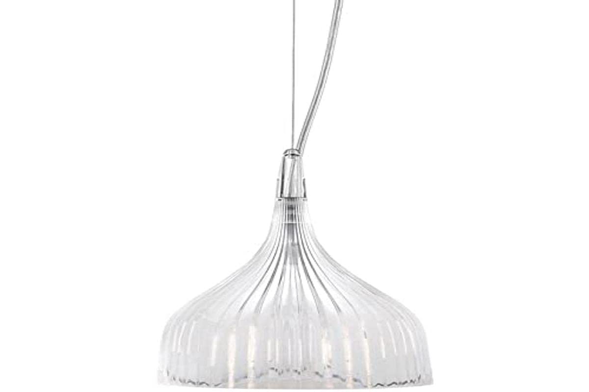 Kartell 09040B4 "E" Lamp, Plastic, Transparent