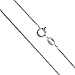 Honolulu Jewelry Company 925 Sterling Silver 1mm Box Chain Necklace for Women Tarnish Resistant - Made in Italy (24 Inches)