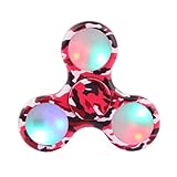 Tepoinn LED Fidget Spinner Finger Spinner EDC Hand Spinner with Ultra Fast Bearing, Anxiety Relief Finger Relief Toys for Kids & Adults